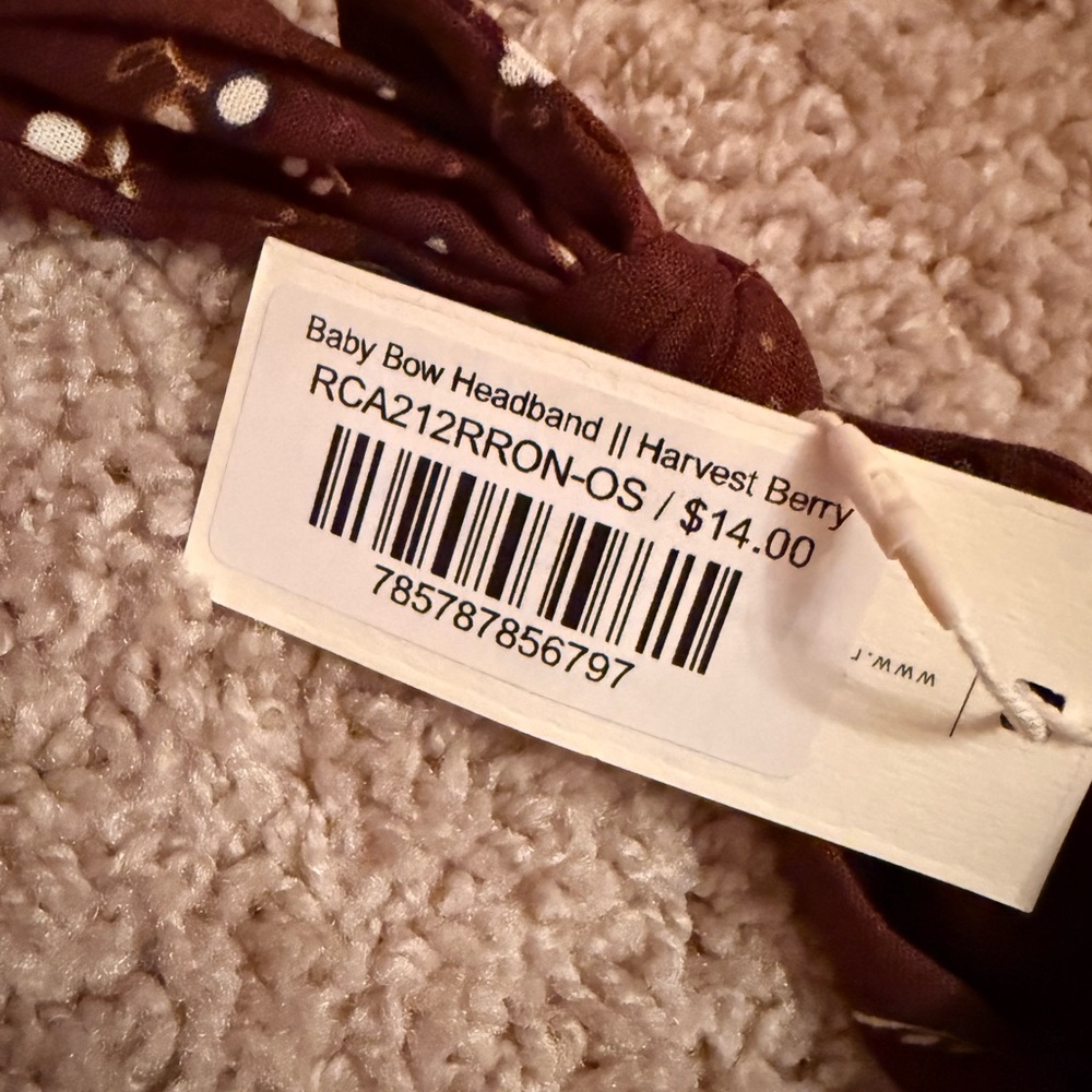 Rylee + Cru Floral Knot Elastic Headband - Picture 5 of 5